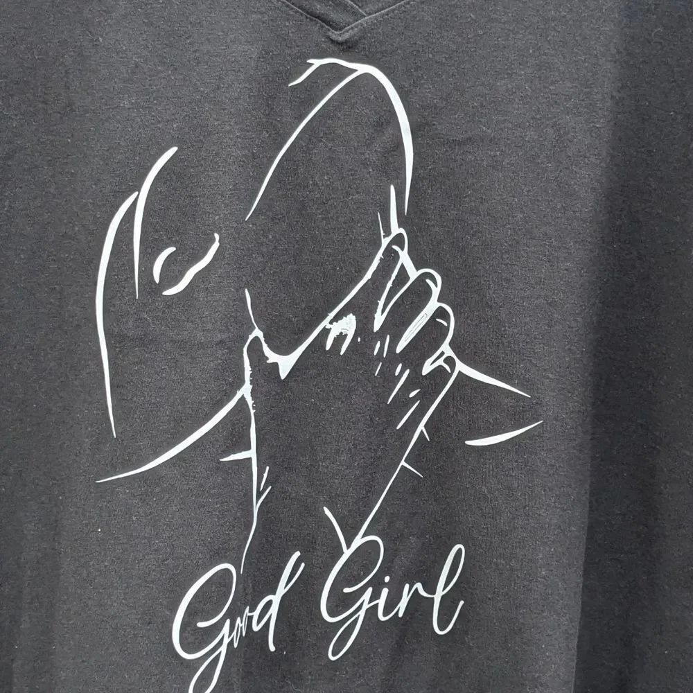 Good girl v-neck bdsm tee - Picture 2 of 2